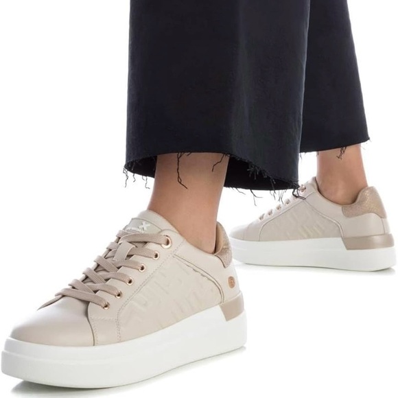 Xti Women's Trainer Sneakers Beige Women’s Size 41 US 10 - Picture 5 of 5
